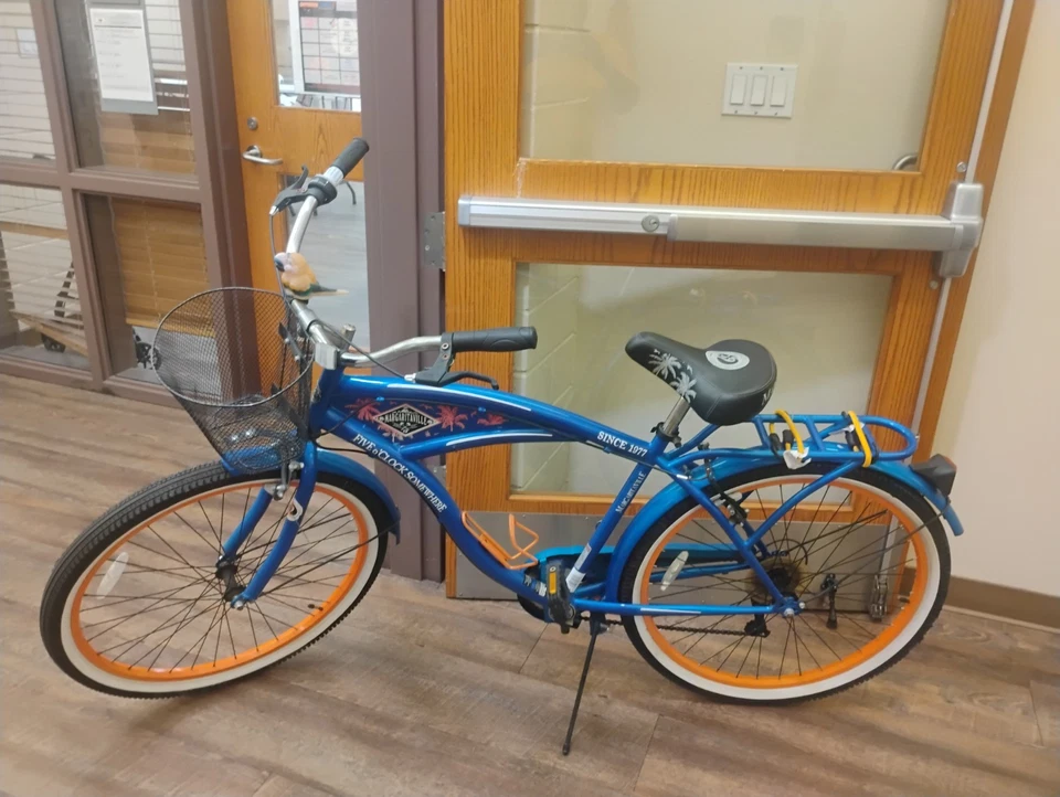 Margaritaville 52612 26 Inches Multi-speed Cruiser Mens Bike - Blue - Image 1 of 1