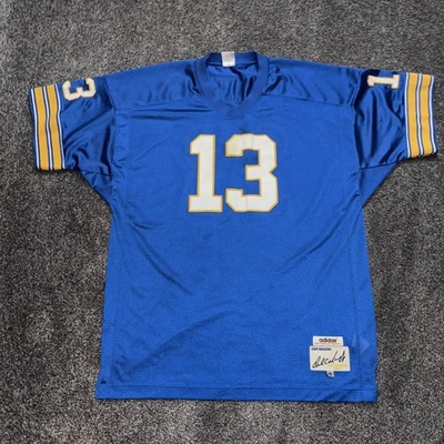 DAN MARINO SIGNED PITTSBURGH PANTHERS #13 BLUE ADIDAS JERSEY 3XL 56 Minor Stains - Image 1 of 4