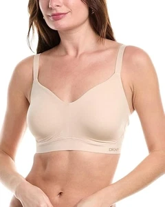 DKNY Smooth Essentials Bralette BEIGE M - Picture 1 of 5