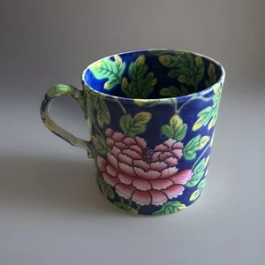 Antike Kaffeedose in Spode Bute Form, evtl. Willis Muster, um 1815 - Bild 1 von 6