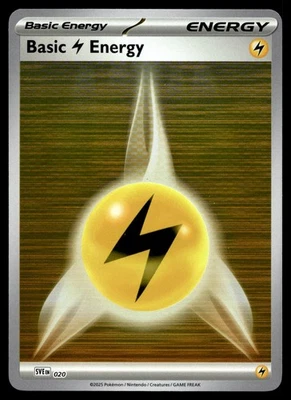 BASIC LIGHTING ENERGY 020 SCARLET & VIOLET ENERGIES POKEMON - Image 1 of 4