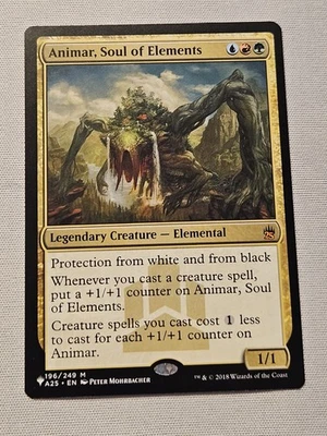 Moderate Play x 1 Animar, Soul of Elements Masters 25 LP - Image 1 of 4