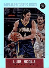 2015-16 Hoops Silver Toronto Raptors Basketball Card #44 Luis Scola /299