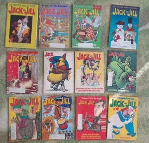 Lot of 12 VTG 1970s Jack and Jill Magazines Activity Books for Children, bonus - Picture 1 of 11