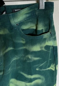 NWT Jaded London boyfriend supple jeans, camo-like green, wide leg, 32 x 32 - Picture 1 of 9