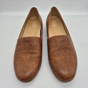 Dansko Womens Size 40 Larisa Milled Saddle Slip On Flat Shoes Loafers Brown - Picture 1 of 8