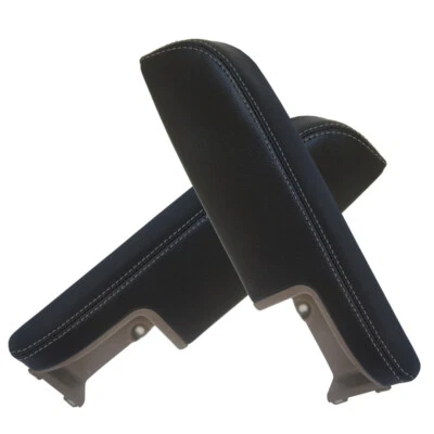 Panel de puerta reposabrazos cuero sintético para Honda Ridgeline 06-14 puntada gris Foto 1 de 4