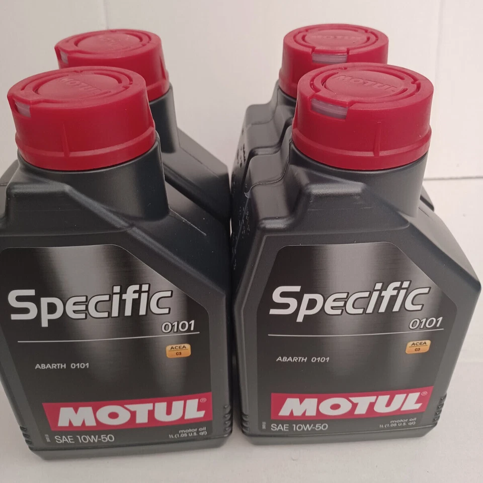 14,23€/l Motul Specific 0101 10W-50 4 L Motorenöl Abarth 595 595C Grande Punto