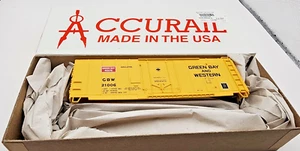Accurail HO. GREEN BAY & WESTERN 40' Plug Door Boxcar. #3118 - Picture 1 of 3