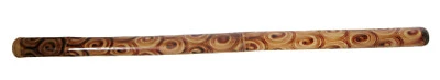 DOUBLE DUCK Hand-painted BAMBOO didgeridoo, 117 cm fair trade aboriginal style decoration