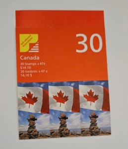 Canada 1998 Flag Over Inukshuk #1700b Booklet PANE OF 30 (BK237) - Picture 1 of 1