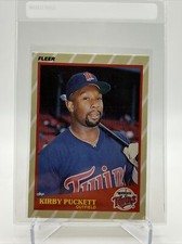 1989 Fleer Superstars Kirby Puckett Baseball Card #33 Mint FREE SHIPPING