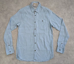 Ted Baker Shirt Mens Small Linen Blend Smart Casual Summer Button Up Size 3 Top - Picture 1 of 7