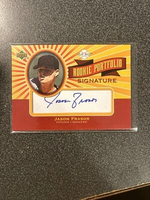 Jason Frasor: 2004 Upper Deck Play Ball Rookie Autograph Los Angeles Dodgers - Image 1 of 4