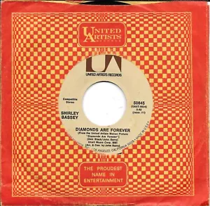 SHIRLEY BASSEY Diamonds Are Forever Original 45 JAMES BOND Titelsong - Bild 1 von 1
