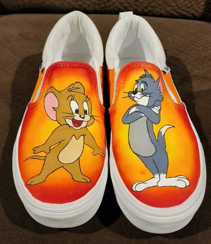 Scarpa da cartone animato Tom & Jerry VANS Youth taglia 2 5