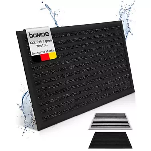 Fußmatte Eingangsmatte Tür Fußabstreifer Außenmatte Rahmen 70x100 cm Anthrazit - Bild 1 von 7