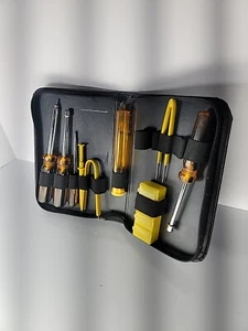 Travel 9 Piece Fellows Computer Tech PC Service/Repair Tool Kit, Cable Guy - Picture 1 of 4
