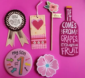 Regali per la festa della mamma - mamma - include magnete, spille, segnalibro, blocco note, scegli piante - Foto 1 di 2