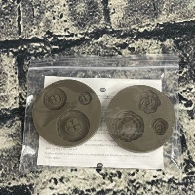 Stampin' Up! BOTONES Y FLORES MOLDES SIMPLEMENTE PRENSADOS Para Usar con Arcilla Seca al Aire Foto 1 de 4