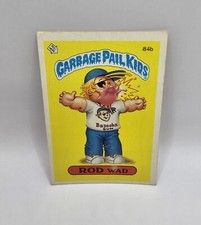 Vintage 1986 Topps Garbage Pail Kids Sticker #84b ROD WAD Series 3 OS3 