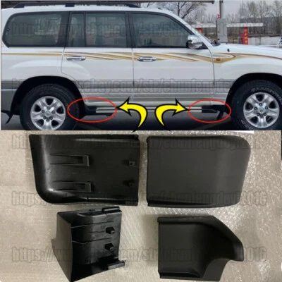 Para Toyota Land Cruiser LC100 98-07 Barras Nerf estriberas extremos tapa de protección Foto 1 de 4