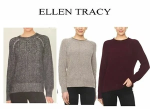 Ellen Tracy Ladies' Crew Neck Knit Sweater - Picture 1 of 17
