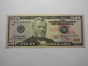 $50 2013 Radar Serial Number Federal Reserve Currency Bank Note Bill #46199164 - Picture 1 of 2