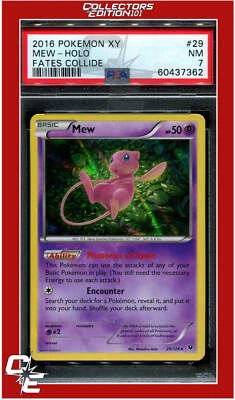 Fates Collide 29 Mew Holo PSA 7 - Image 1 of 2