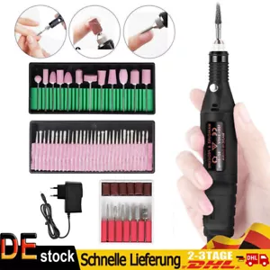 Nagelfräser Elektrische Nagelfeile Profi Set Pediküre Maniküre Nail Art DHL - Bild 1 von 13