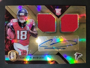 2018 Panini Gold Standard #246 Calvin Ridley ROOKIE SER.#30/75 ATLANTA...