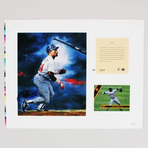 Kirby Puckett Signed Photo 11x14 Twins - COA JSA - Picture 1 of 4
