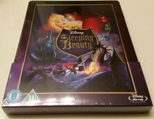 Disney's Sleeping Beauty Embossed STEELBOOK + GIFT (Blu-ray, UK) REGION B LOCKED - Picture 1 of 12