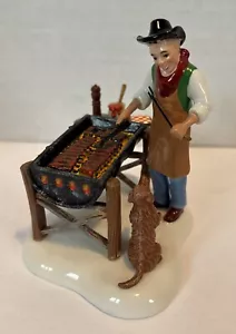 RARO 2006 Dept 56 Snow Village "Grill Master & Friend" #55423 con caja - Imagen 1 de 12