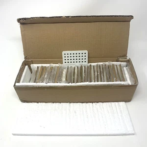 (30) BBQ Grill Ceramic Brick Heat Flame Tamer Plates (3.5" x 2") - Picture 1 of 7