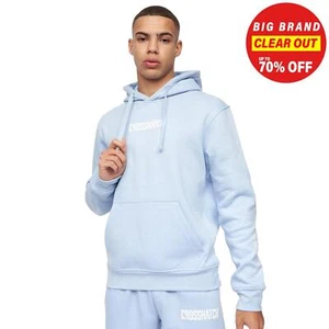 Crosshatch Bellmant Mens Classic Fashion Casual Hoodie Blue - Picture 1 of 5
