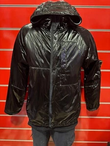 Stone Island Prismatic Silk Zipped hooded Jacket Black Size XL - Picture 1 of 22