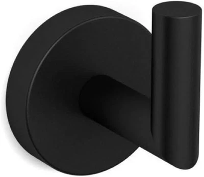 Gancho de baño mate para hotel de lujo Nameeks NNBL0028, negro Foto 1 de 2