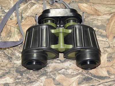 Zeiss 7x40 NVA Binoculars, rubberized armor. - Image 1 of 4