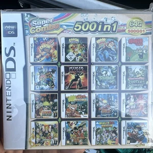 500 in 1 Game Card Super Combo Games for DS 3DS - Picture 1 of 3