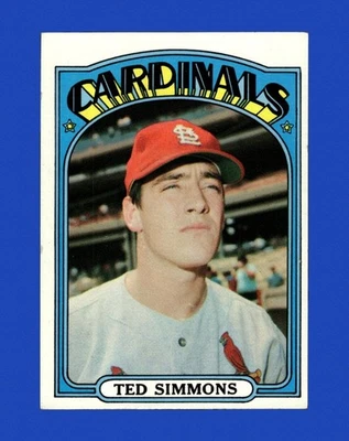 1972 Topps Set-Break #154 Ted Simmons EX-EXCELENTE ESTADO *GMCARDS* - Imagem 1 de 2