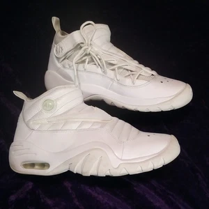 Taglia 11 Nike Air Shake Ndestrukt triple bianche og Dennis Rodman belle! - Foto 1 di 24