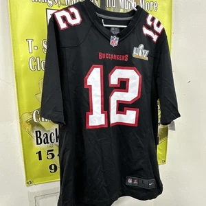 Tom Brady #12 Tampa Bay Buccaneers Nike Super Bowl LV Game Jersey Men's SBLV - Picture 1 of 14