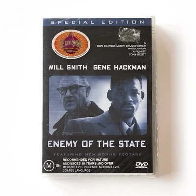 Enemy Of The State DVD Special Edition Region 4 Gene Hackman 1998 Movie NEW - image 1 of 3