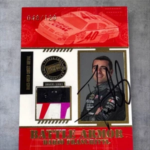 Dario Franchitti BATTLE ARMOR 2008 PRESS PASS RACE USED METAL NASCAR signed card - Picture 1 of 2