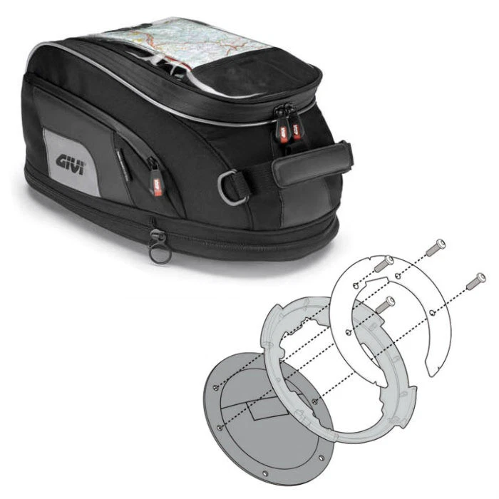 GIVI KIT BORSA SERBATOIO XS307 + ATTACCO/FLANGIA YAMAHA YZF R1 1000 2009-2012 Foto 1 de 1