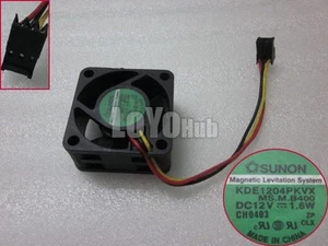 For SUNON KDE1204PKVX Cooling Fan DC 12V 1.6W 40x40x20mm 3wire 3pin - Picture 1 of 2