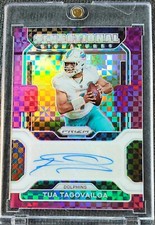 Tua Tagovialoa 2021 Panini Prizm Sensational Signatures Purple Power /49 AUTO 🔥