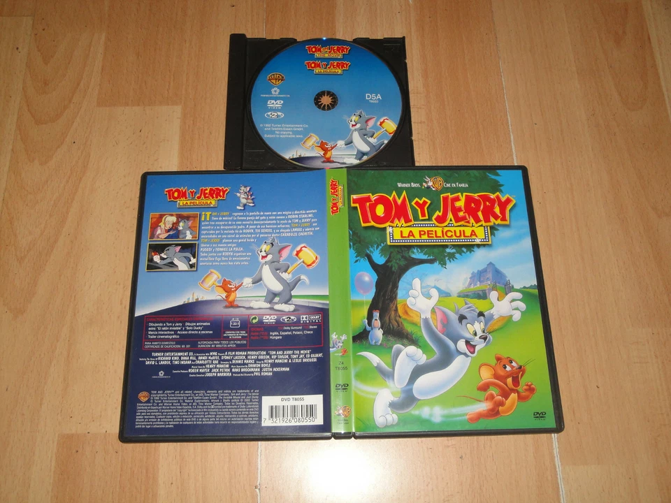 TOM Y JERRY LA PELICULA ANIMACION EN DVD DE LA WARNER BROS. USADA EN BUEN ESTADO - Imagen 1 de 1