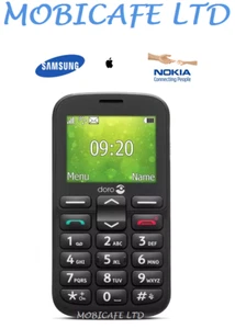 DORO 1380 Big Button Mobile Phone Unlocked - Black - Afbeelding 1 van 1